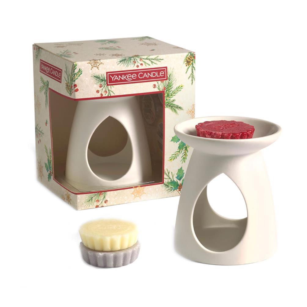 Yankee Candle Melt Warmer, Wax Melt & Tea Light Gift Set £13.49